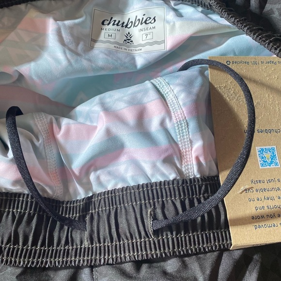 Chubbies The Quests Ultimate Training Short Gray Lined Shorts Men’s Medium NEW - Picture 7 of 8